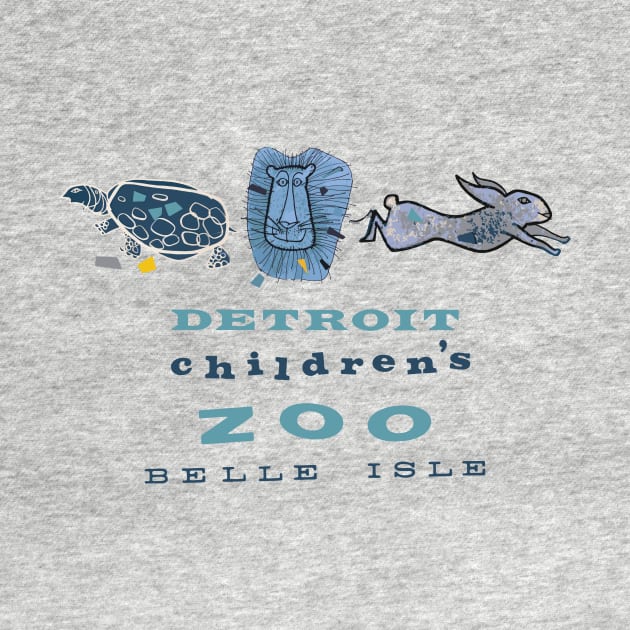 Vintage Belle Isle Children's Zoo (Detroit) by HistoricDetroit.org